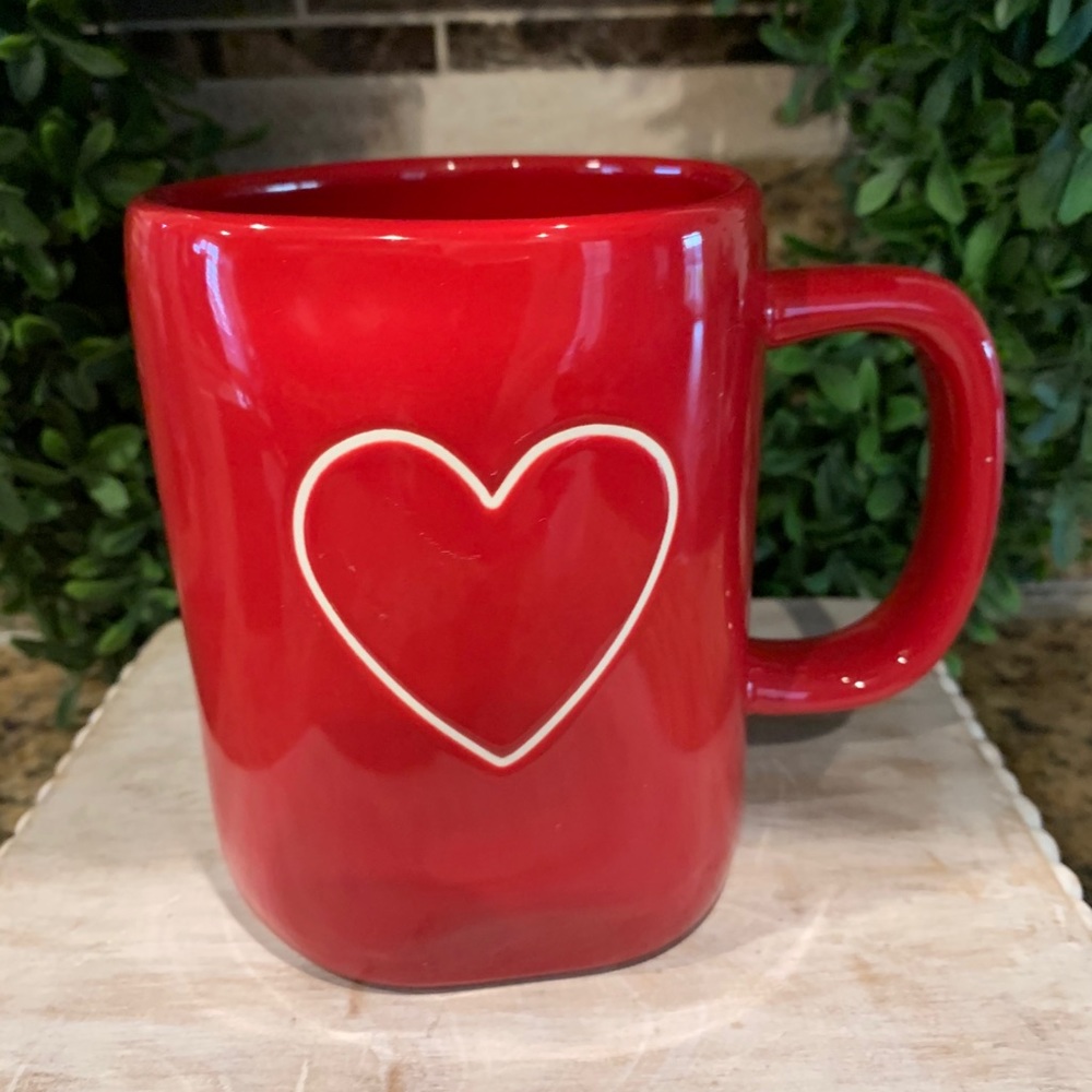 Rae Dunn Red Heart Mug